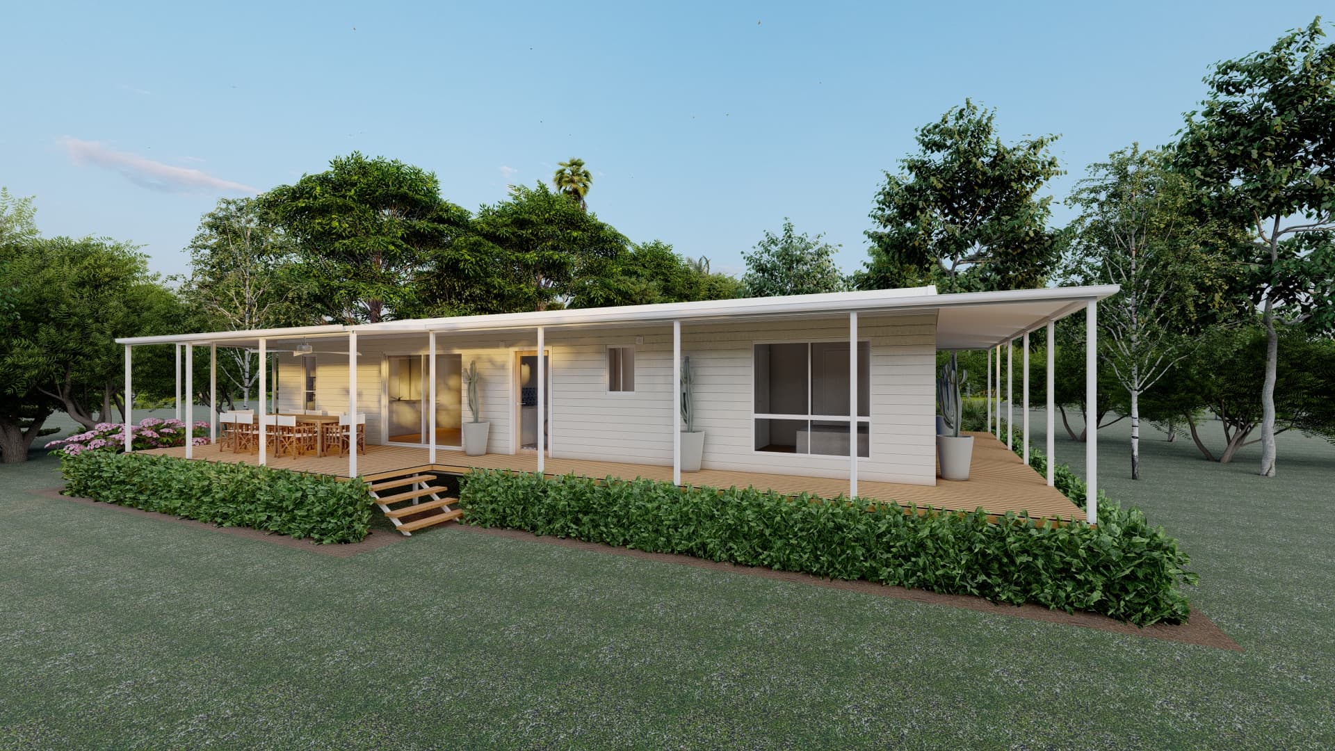 Created with families in mind, the Daydream offers space to grow, relax and enjoy time together. 3 bedroom, 2 bathroom, modular home.