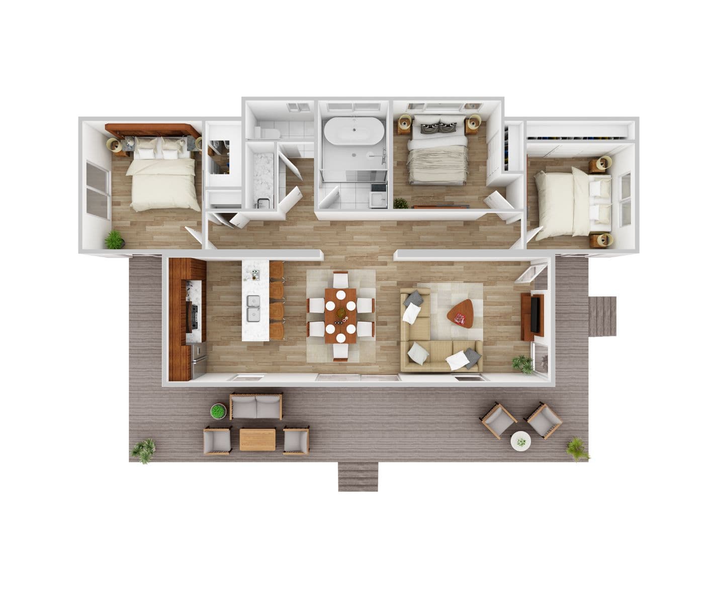 Oly Homes 3 bedroom Fraser modular family home