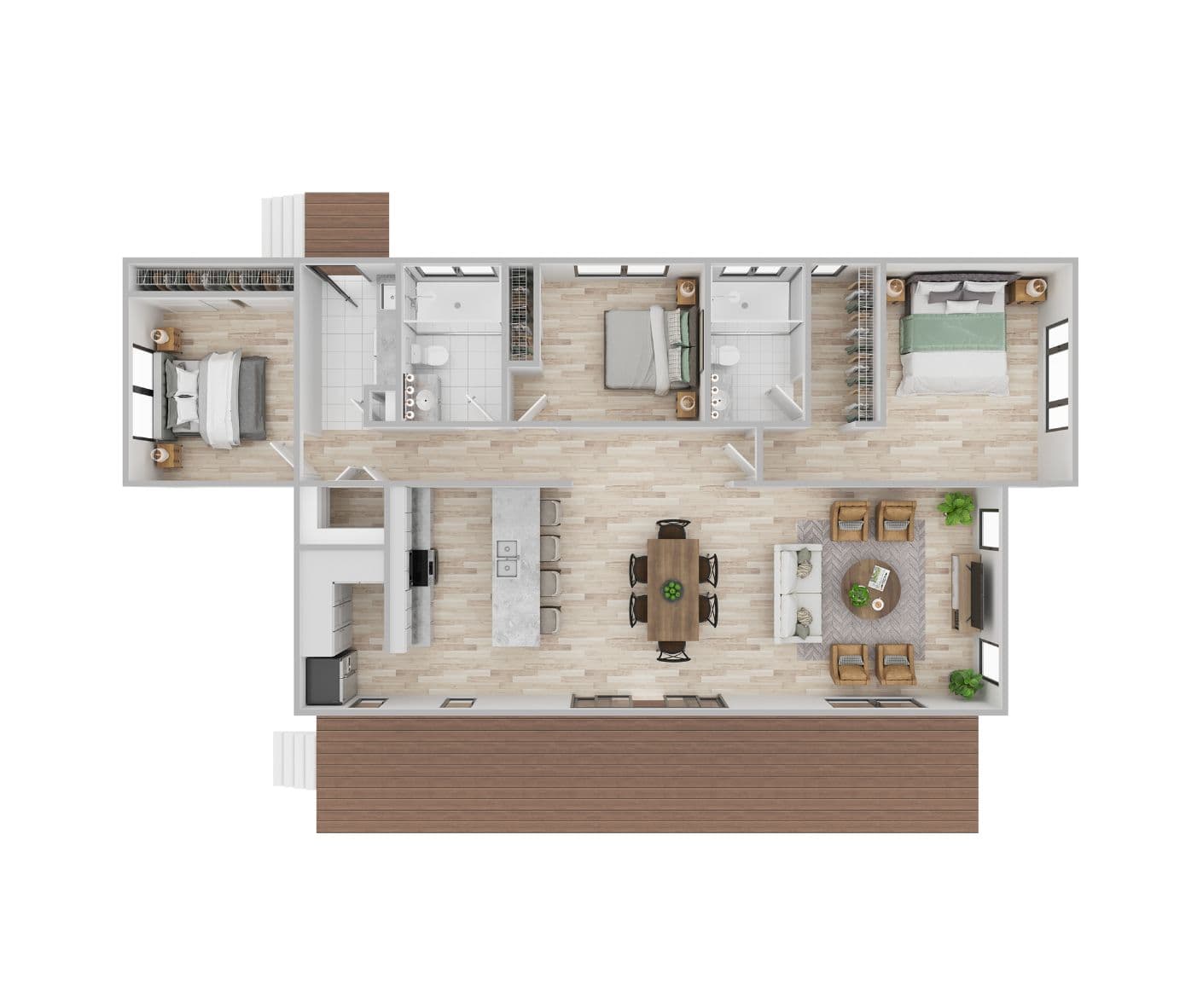 Oly Homes 3 bedroom Kuranda modular family home